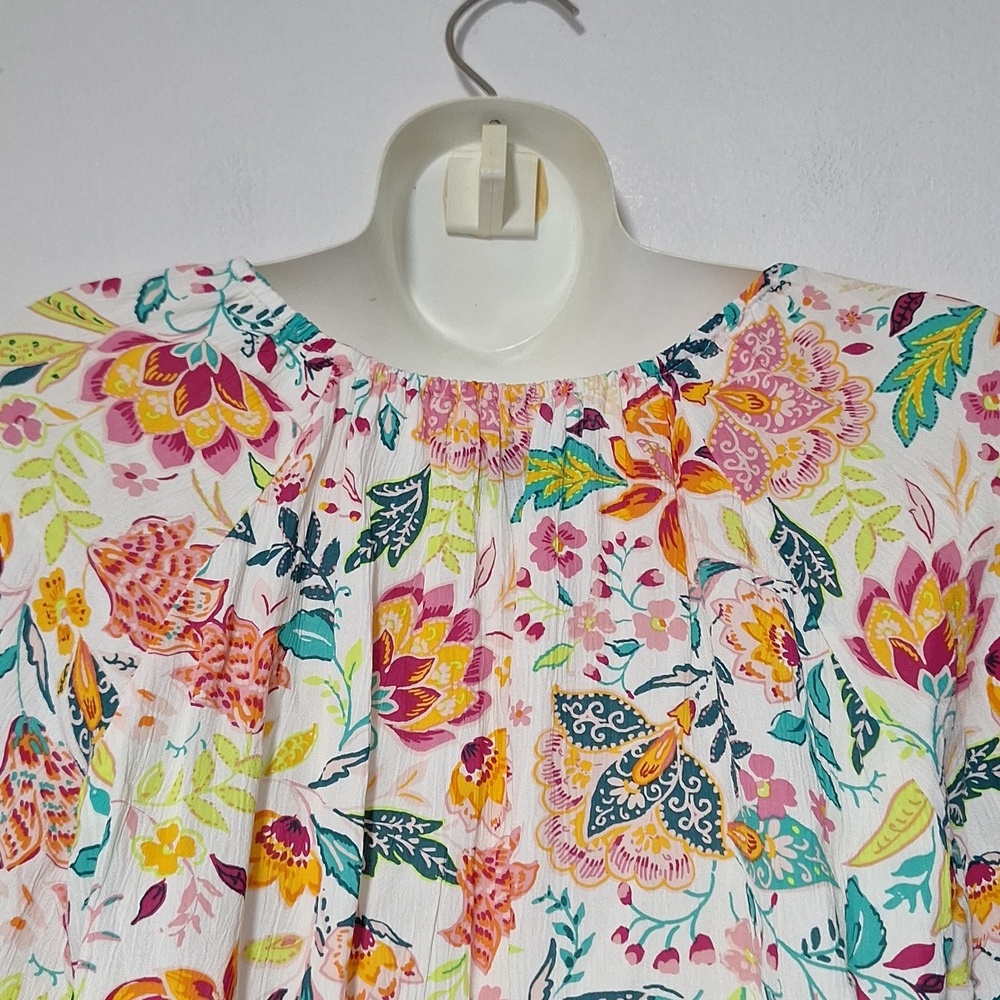 Old Navy Long Sleeve Floral Print Top - Picture 5 of 8